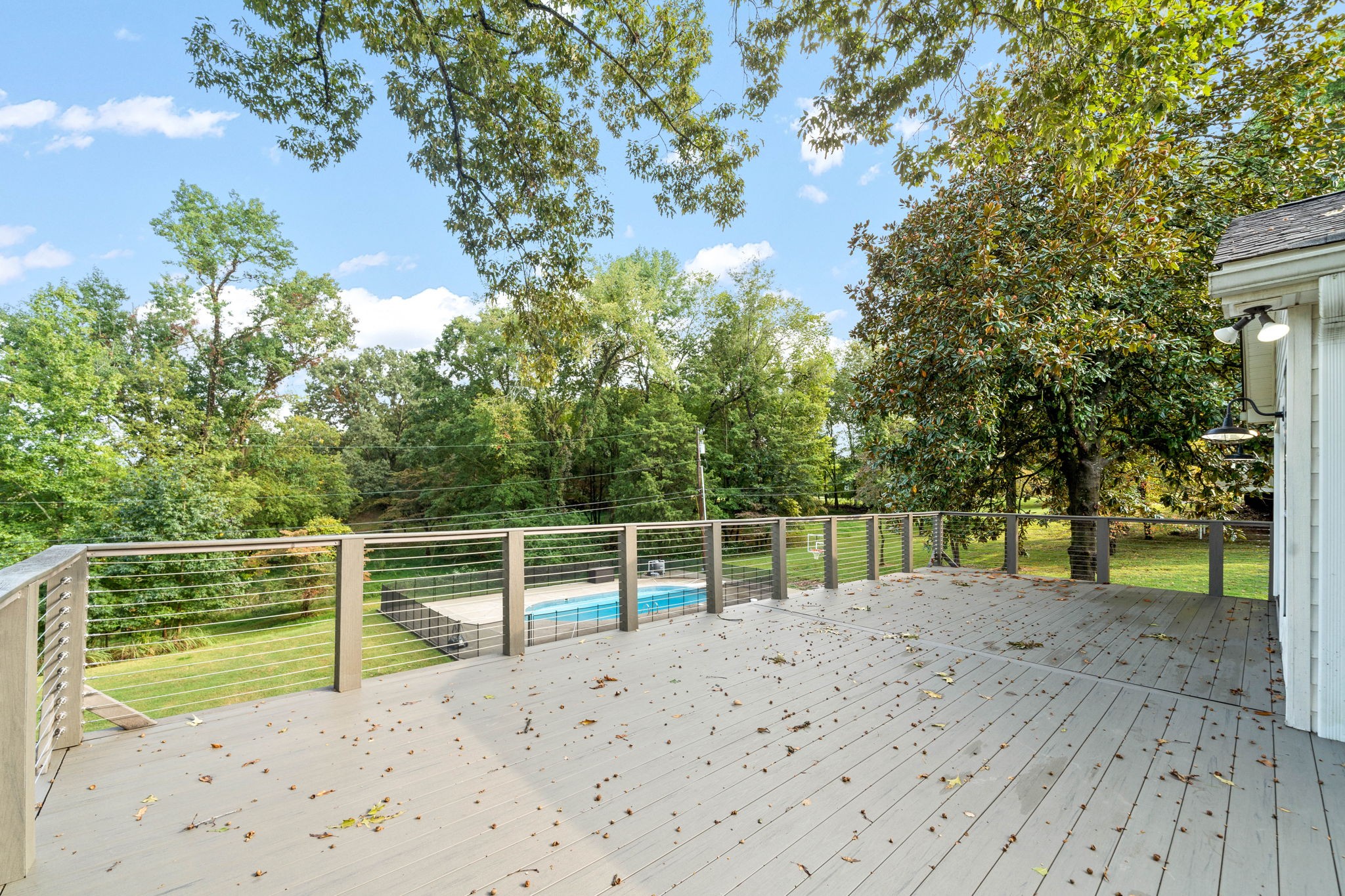 493 Georgetown Road Clarksville, TN 37043 - Photo 27 of 42 a view of outdoor space with deck and trees