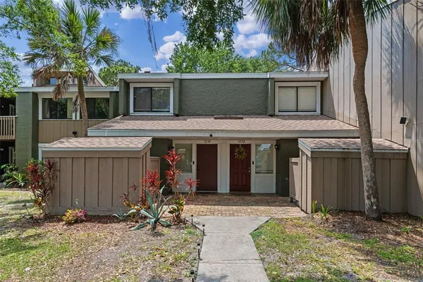 front view of a house with a porch