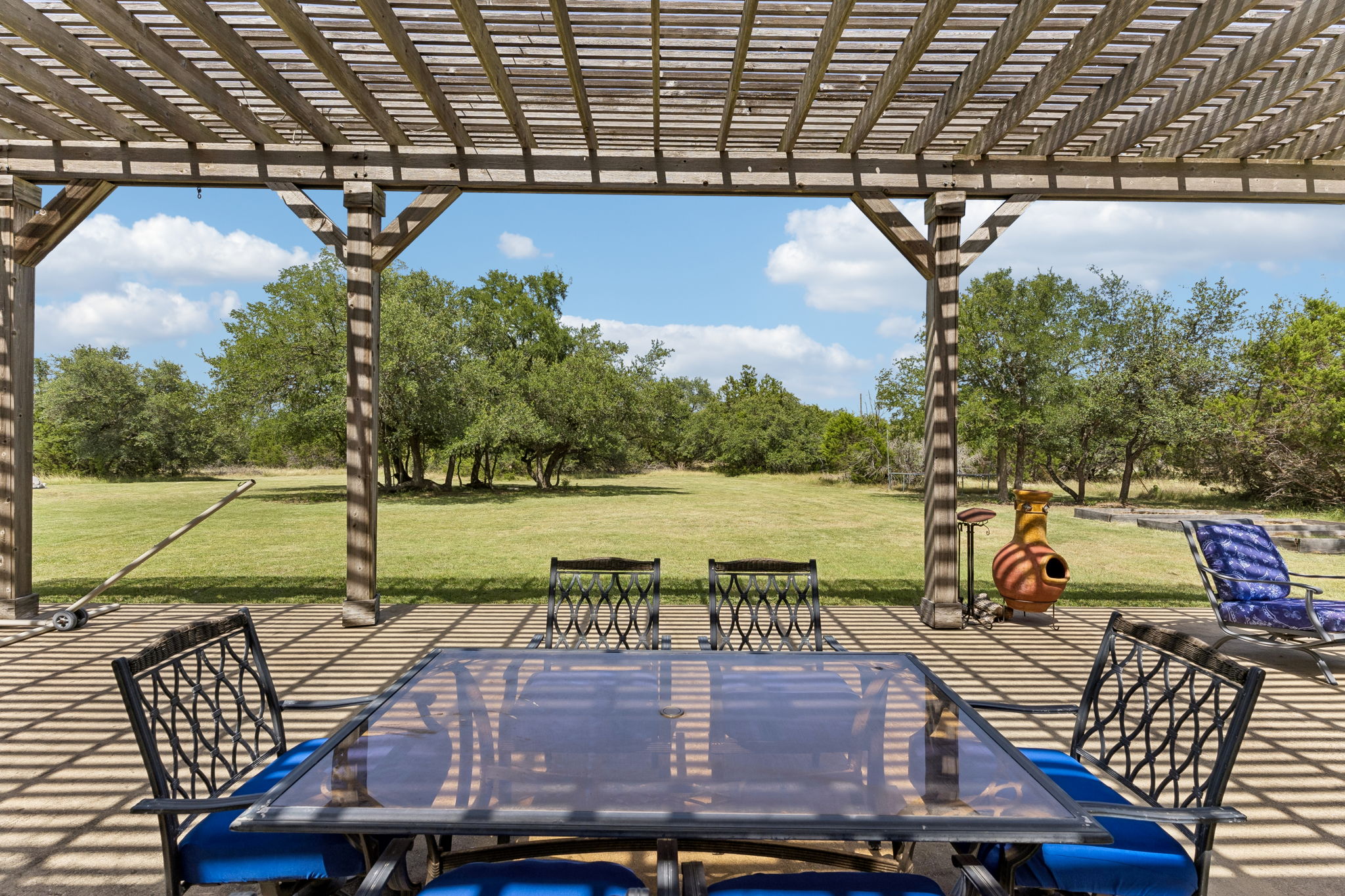 438 Patricia Road Georgetown, TX 78628 - Photo 31 of 36 Entertain out back or simply enjoy the neighboring wildlife.