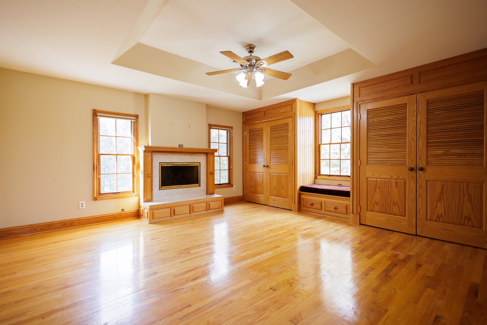 5034 East Boy Scout Road St. Anne, IL 60964 - Photo 34 of 50 a view of an empty room with window and wooden floor