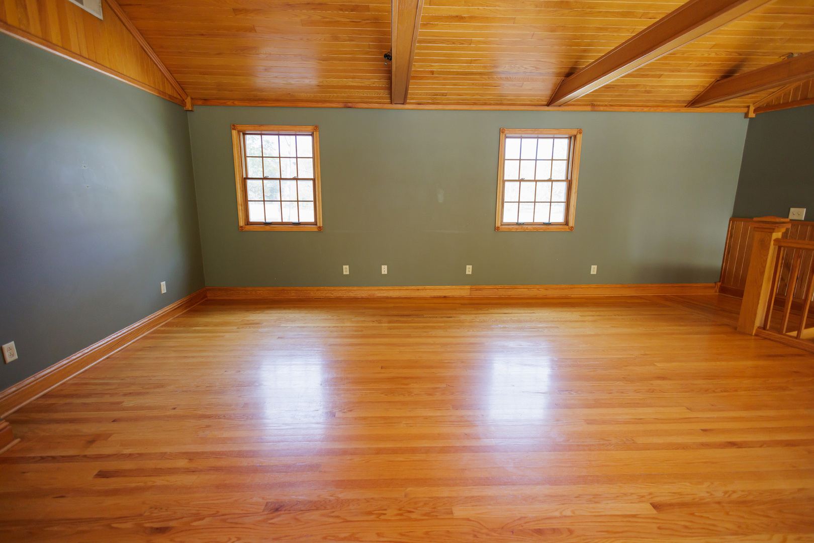 5034 East Boy Scout Road St. Anne, IL 60964 - Photo 42 of 50 a view of an empty room with wooden floor and a window