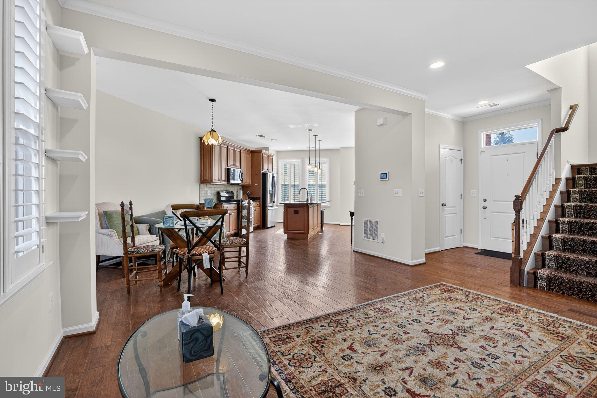 8922 Center Street Manassas, VA 20110 - Photo 4 of 24 a living room with furniture and wooden floor