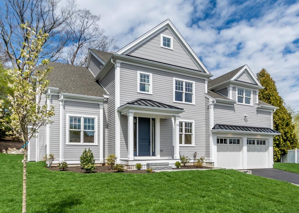 29 Rosalie Road Needham, MA 02494 - Photo 1 of 40 front view of a house with a yard