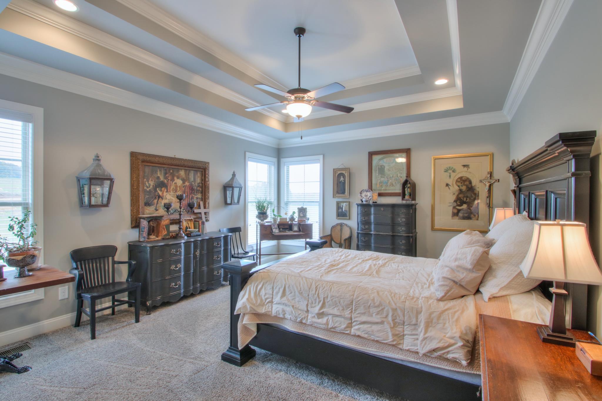 6928 Cairo Bend Road Lebanon, TN 37087 - Photo 6 of 30 Large Master Bedroom On The Main Level Has Double Trey Ceiling