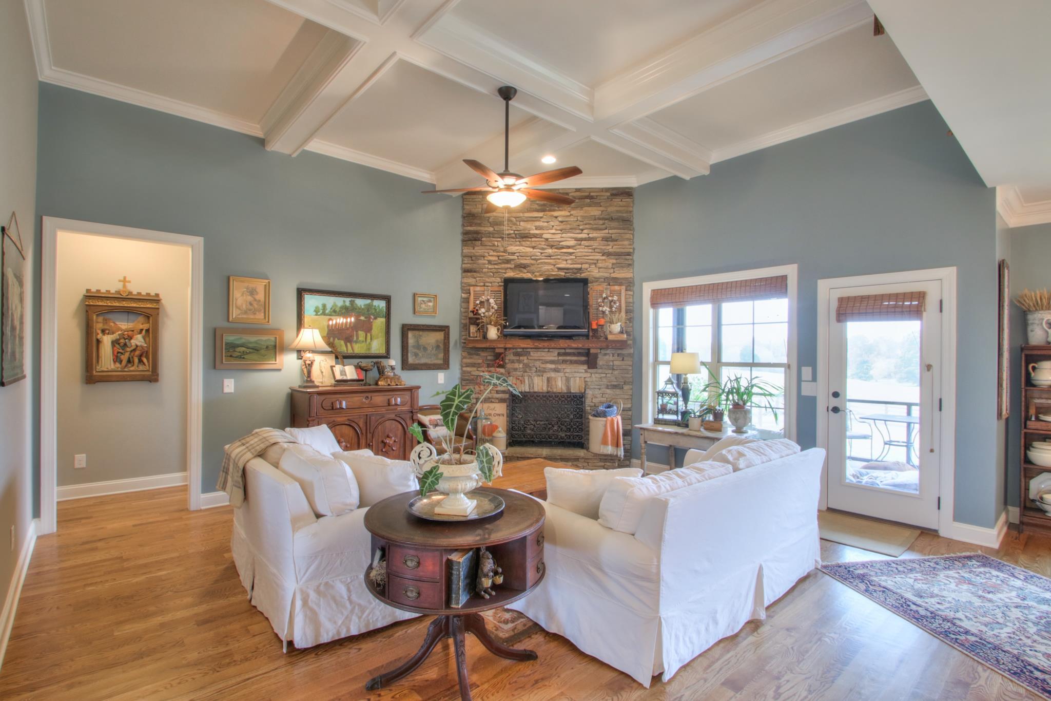6928 Cairo Bend Road Lebanon, TN 37087 - Photo 9 of 30 Beautiful Floor To Ceiling Stone Fireplace