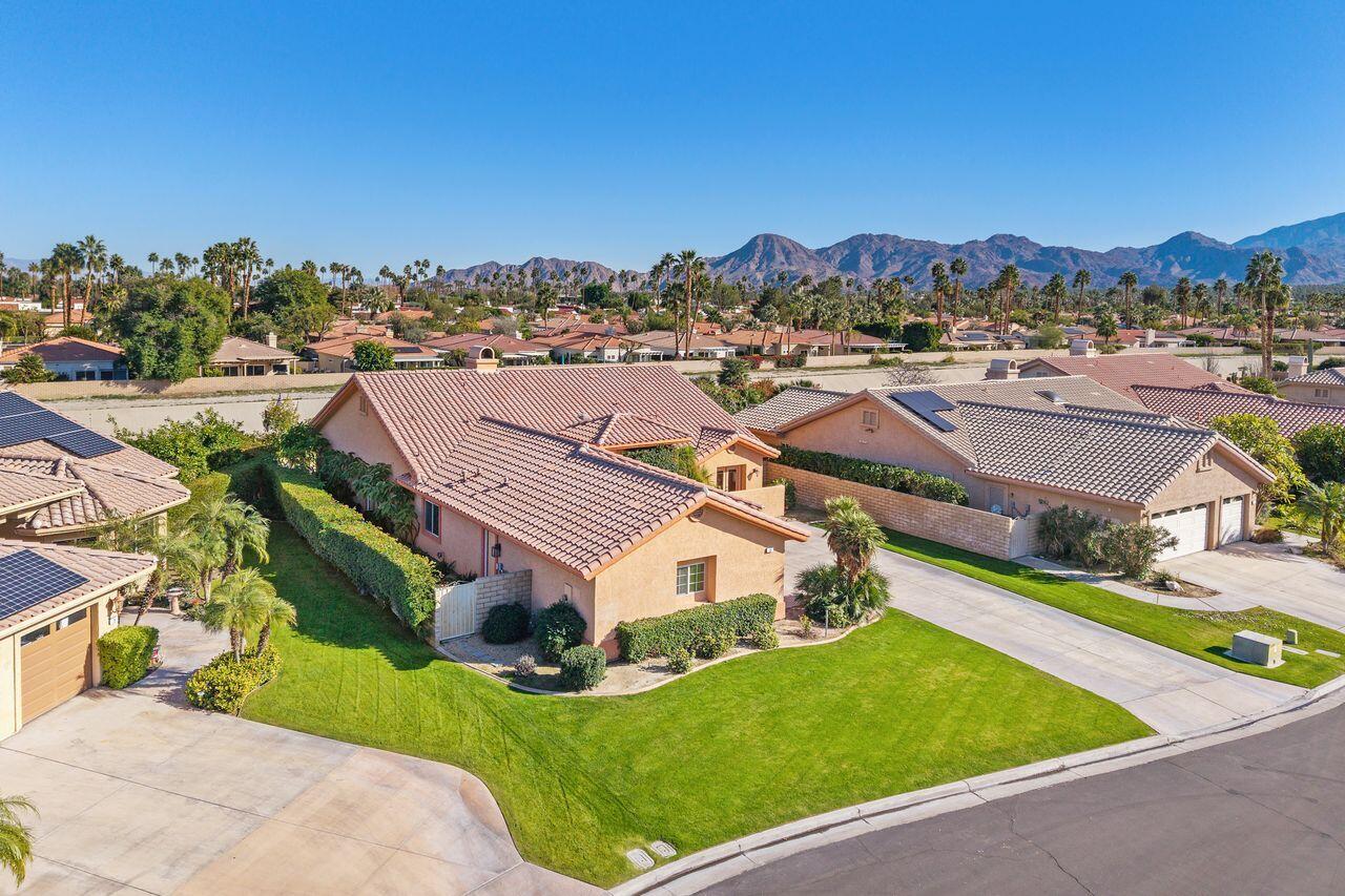 28 White Sun Way Rancho Mirage, CA 92270 - Photo 34 of 43 an aerial view of residential houses with outdoor space and trees