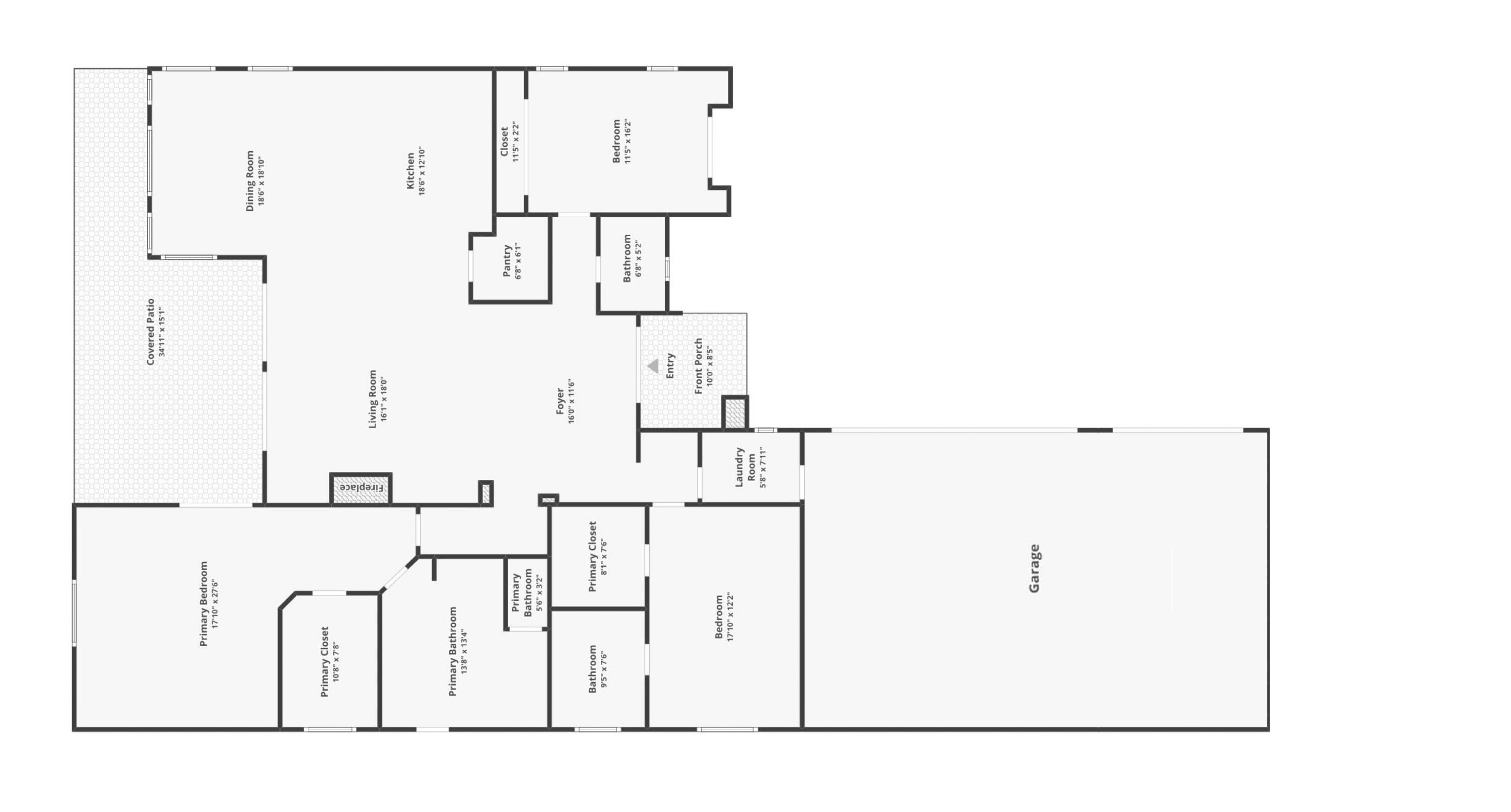 28 White Sun Way Rancho Mirage, CA 92270 - Photo 43 of 43 a picture of floor plan