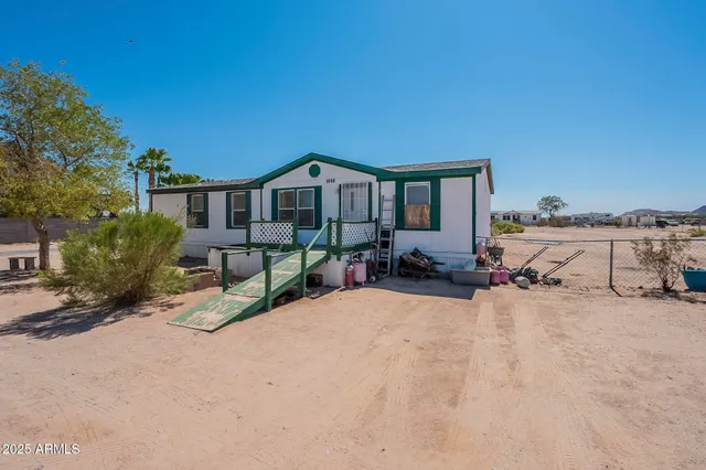 a view of a house with a patio