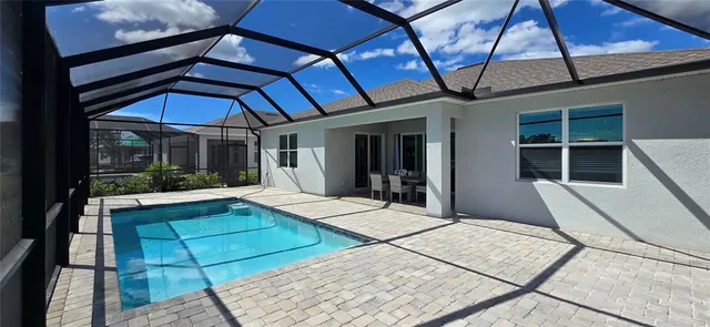 a house view with a garden space