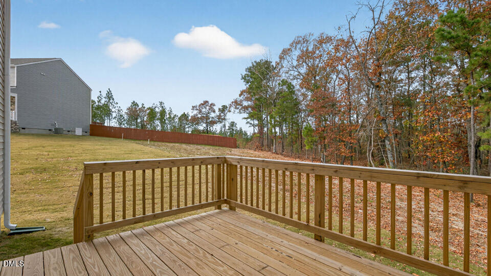 212 Calebs Cor Place Spring Lake, NC 28390 - Photo 41 of 45 a view of balcony with wooden floor