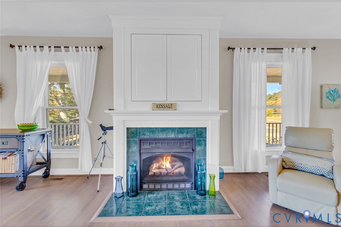 1248 Bancton Road Kinsale, VA 22488 - Photo 12 of 50 a living room with furniture and a fireplace