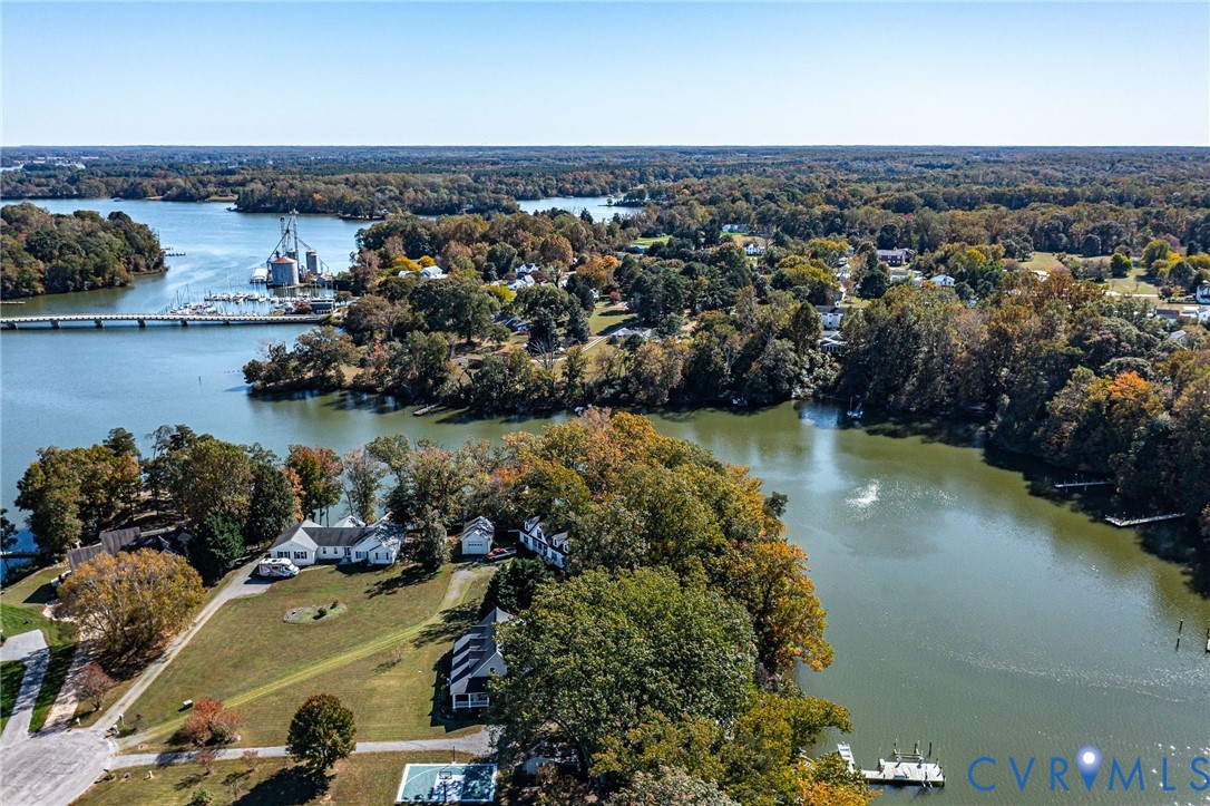 1248 Bancton Road Kinsale, VA 22488 - Photo 33 of 50 an aerial view of a houses with a lake view