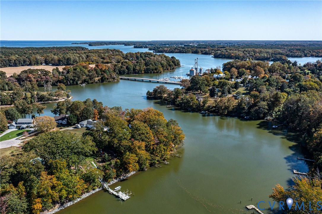 1248 Bancton Road Kinsale, VA 22488 - Photo 34 of 50 an aerial view of ocean and residential houses with outdoor space