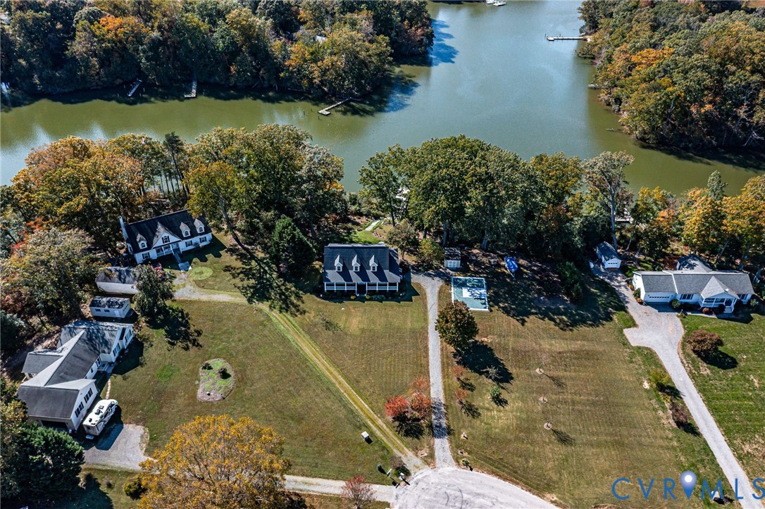 1248 Bancton Road Kinsale, VA 22488 - Photo 38 of 50 an aerial view of a house with a yard basket ball court and outdoor seating
