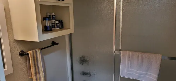 a view of a bathroom