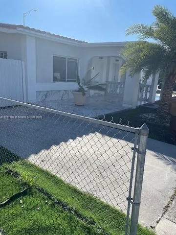 a backyard of a house