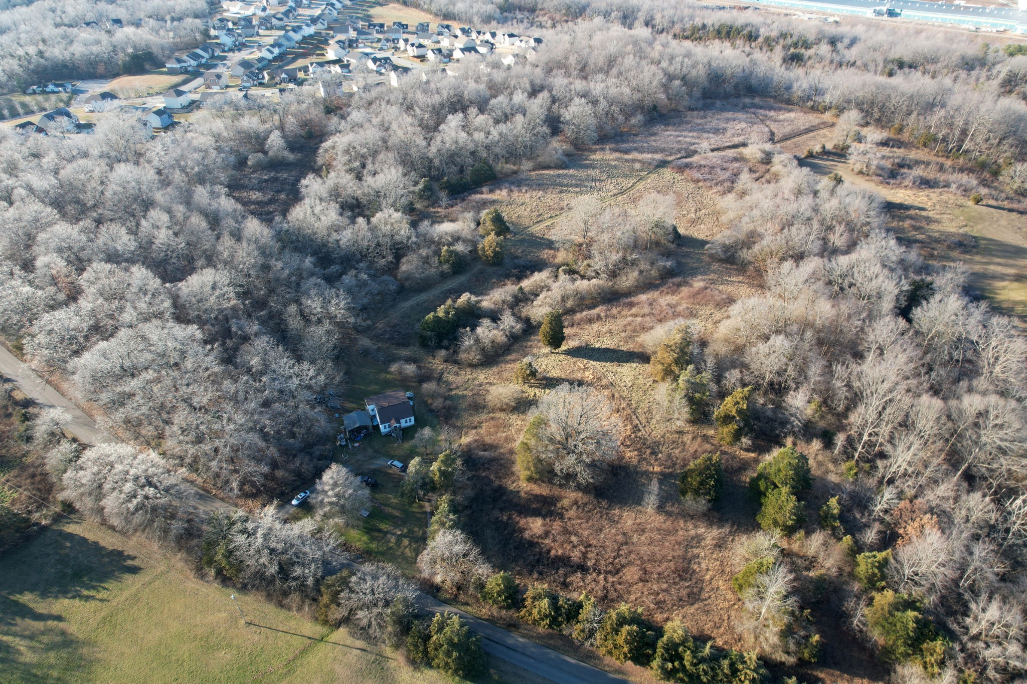 a view of a city street