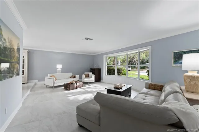 a view of a dining area with furniture