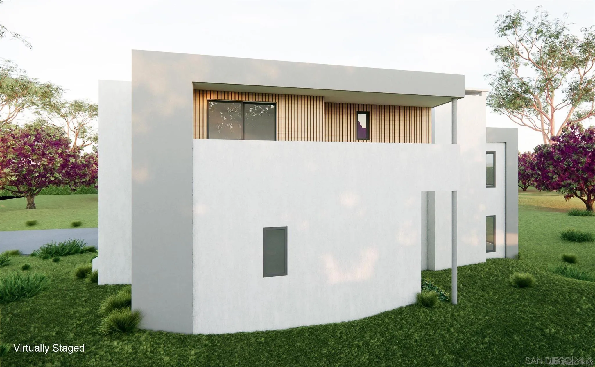 890 Capri Road Encinitas, CA 92024 - Photo 4 of 43 a view of a white house with a yard