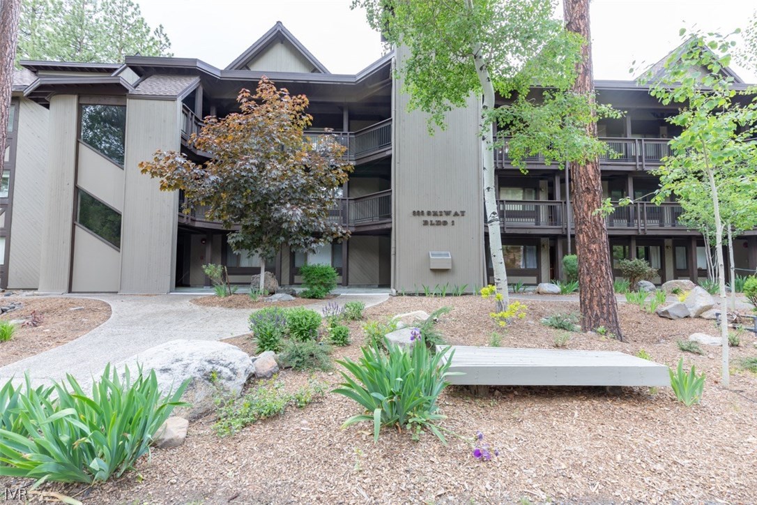 333 Ski Way, Unit 281 Incline Village, NV 89451 - Photo 27 of 35 a front view of a house with garden
