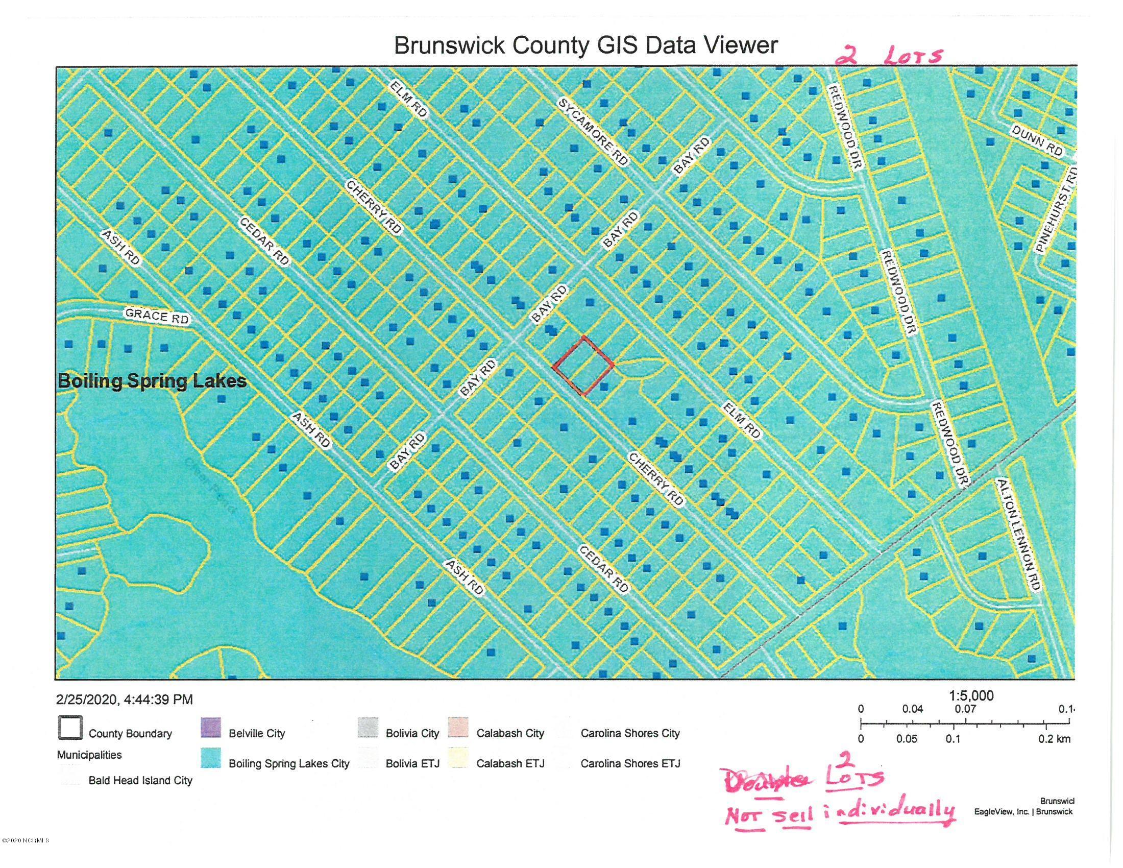 136 Cherry Road Southport, NC 28461 - Photo 3 of 10 LOTS 16 + 17 CHERRY RD. , BOILING SPRING LAKES , NC