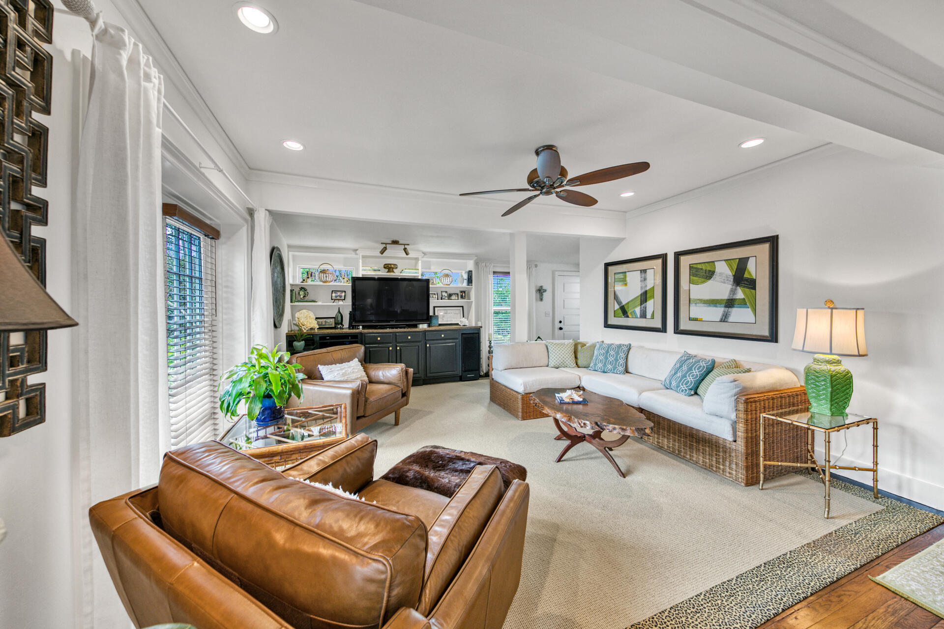 Staged Photo of living area