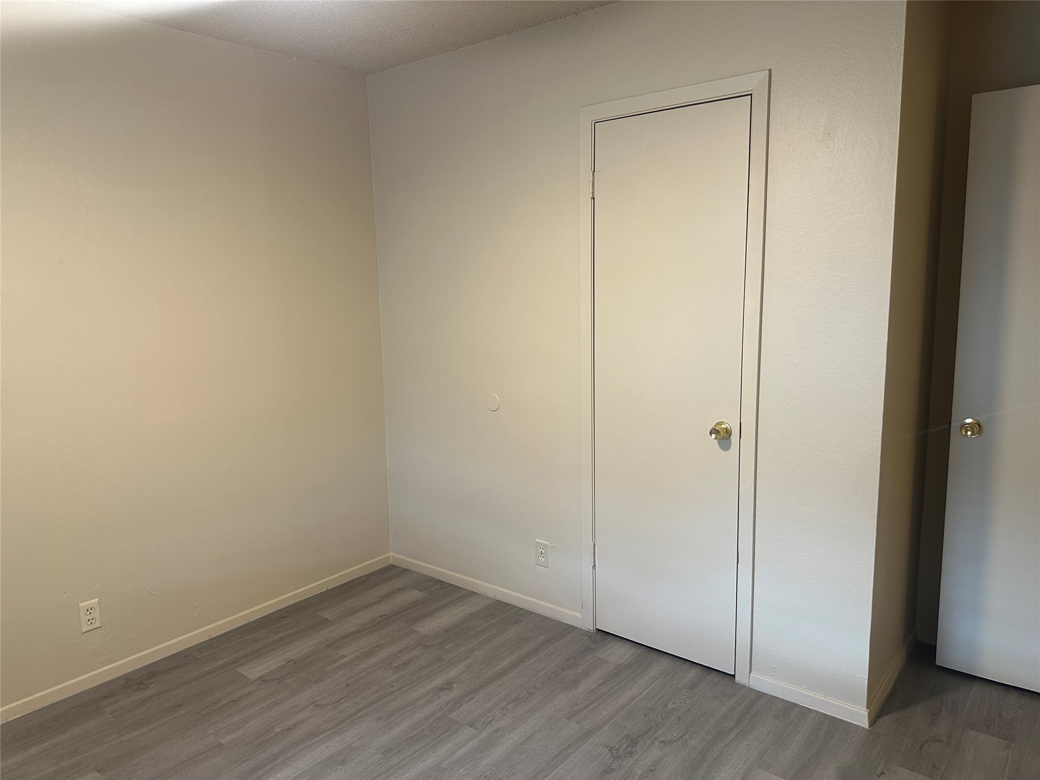 2602 South Bagdad Road, Unit A Leander, TX 78641 - Photo 16 of 26 Comfortable bedroom with neutral walls and durable gray flooring, ready for personalization.
