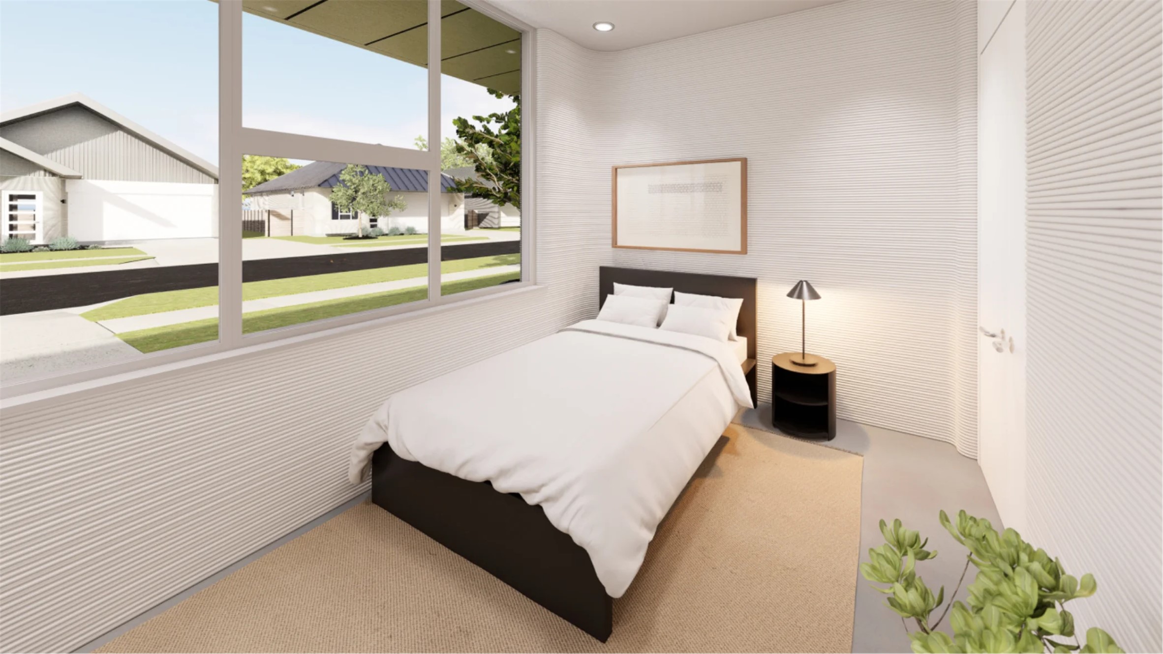 101 Rough Crk Road Georgetown, TX 78628 - Photo 5 of 11 a bed room with a bed and a large window