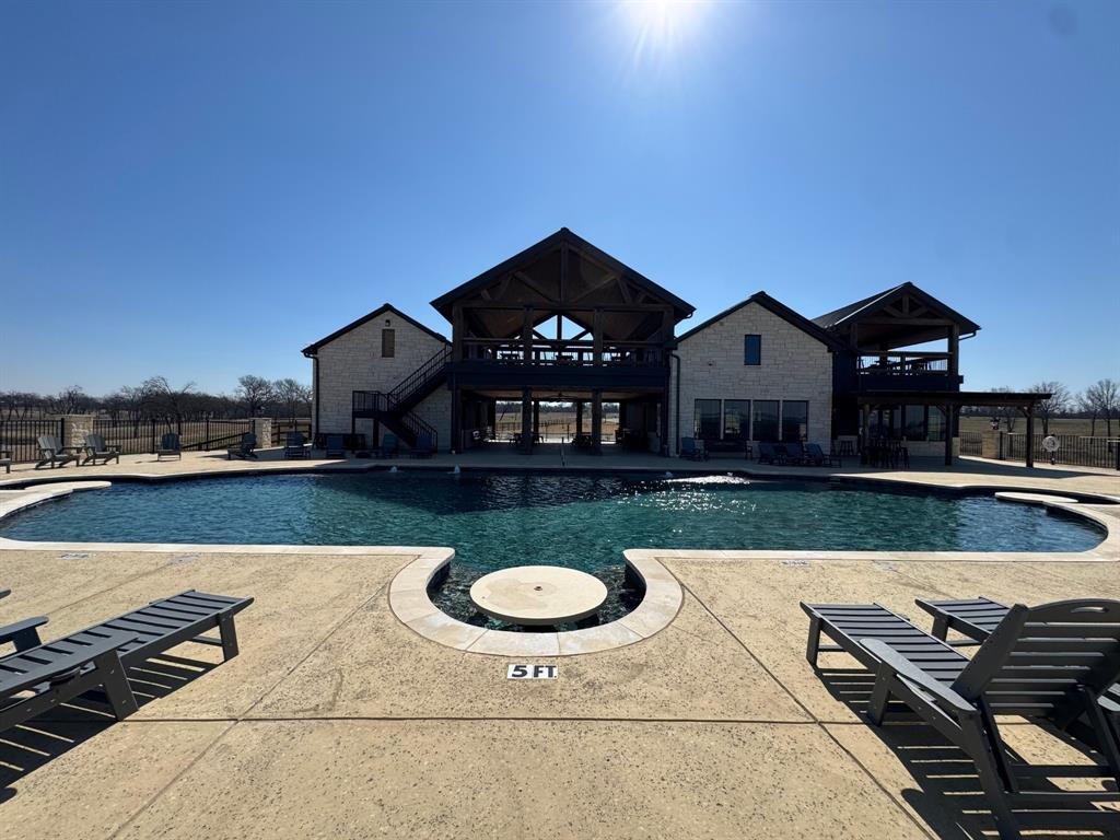 533 Timberland Heights Windom, TX 75492 - Photo 24 of 35 a view of a house with swimming pool