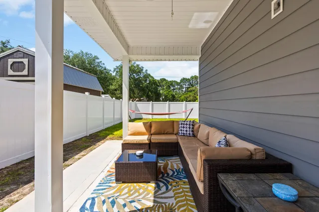 a view of deck with patio