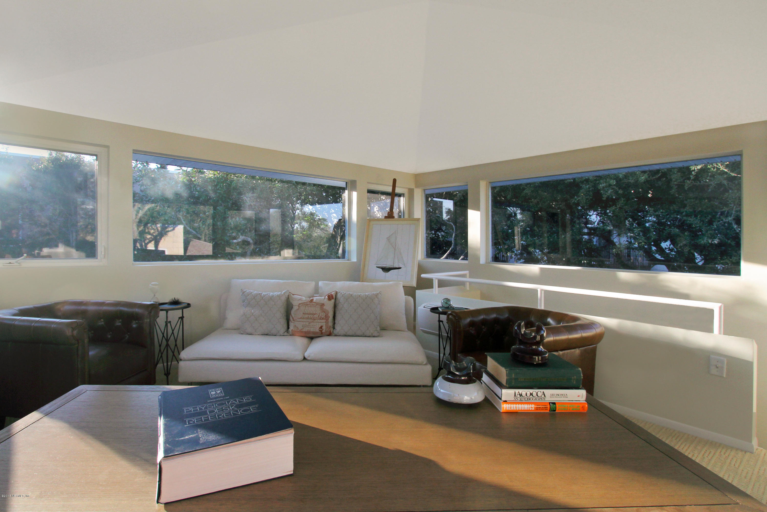 71 19th Street Atlantic Beach, FL 32233 - Photo 22 of 30 a living room with furniture and a large window