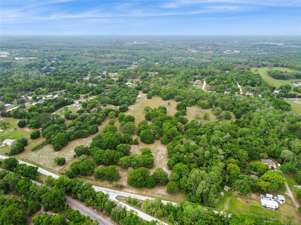 12500 Hamlin Road Spring Hill, FL 34610 - Photo 75 of 82 an aerial view of residential houses with outdoor space and trees