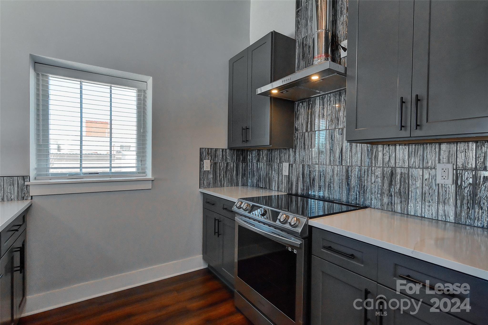 115 South Main Street, Unit 202 Monroe, NC 28112 - Photo 6 of 25 a kitchen with a stove and a window