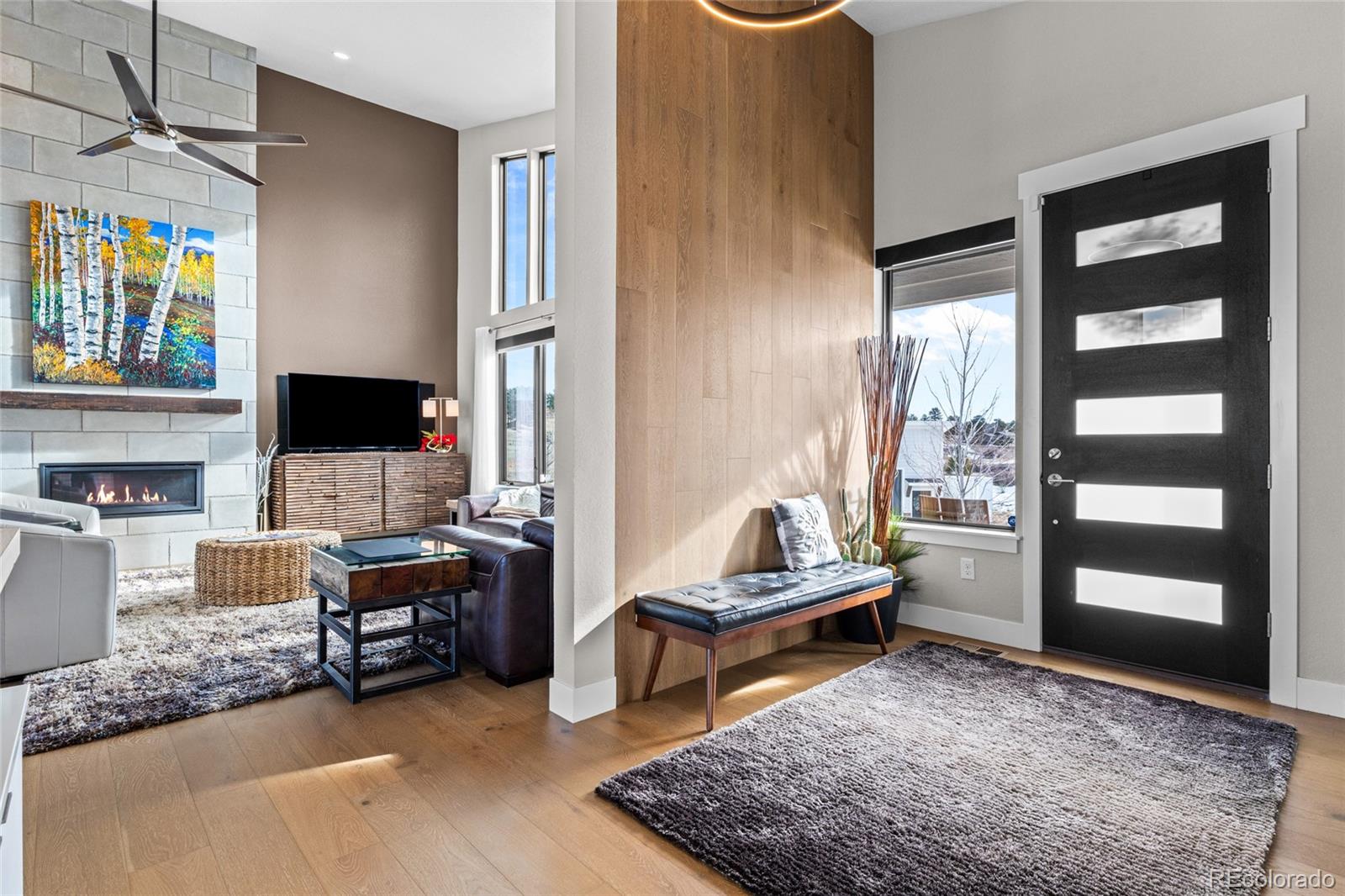 10205 Inspiration Drive Parker, CO 80138 - Photo 6 of 50 a living room with furniture and a flat screen tv