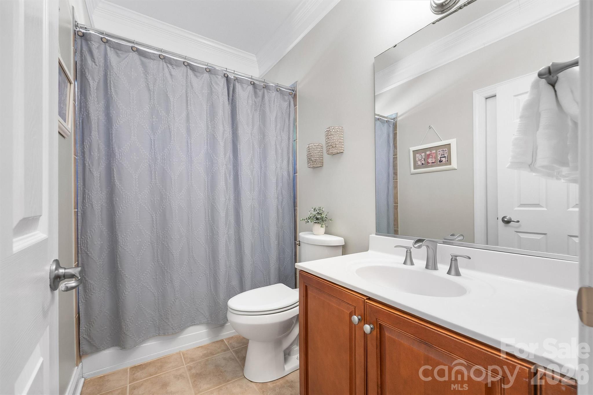 5103 Trinity Trace Lane Monroe, NC 28110 - Photo 19 of 48 a bathroom with a sink a toilet and shower