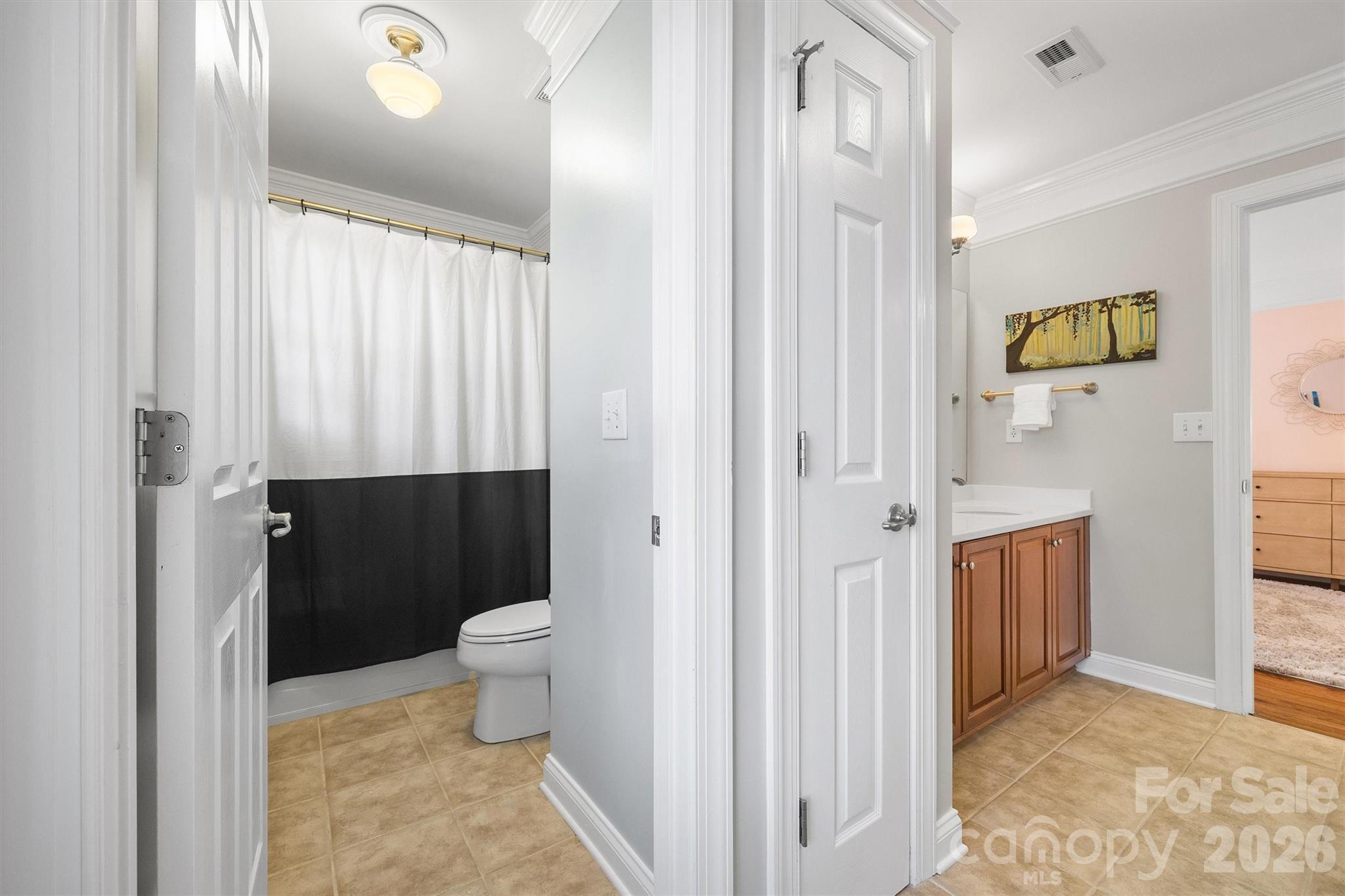 5103 Trinity Trace Lane Monroe, NC 28110 - Photo 39 of 48 a bathroom with a sink and a toilet