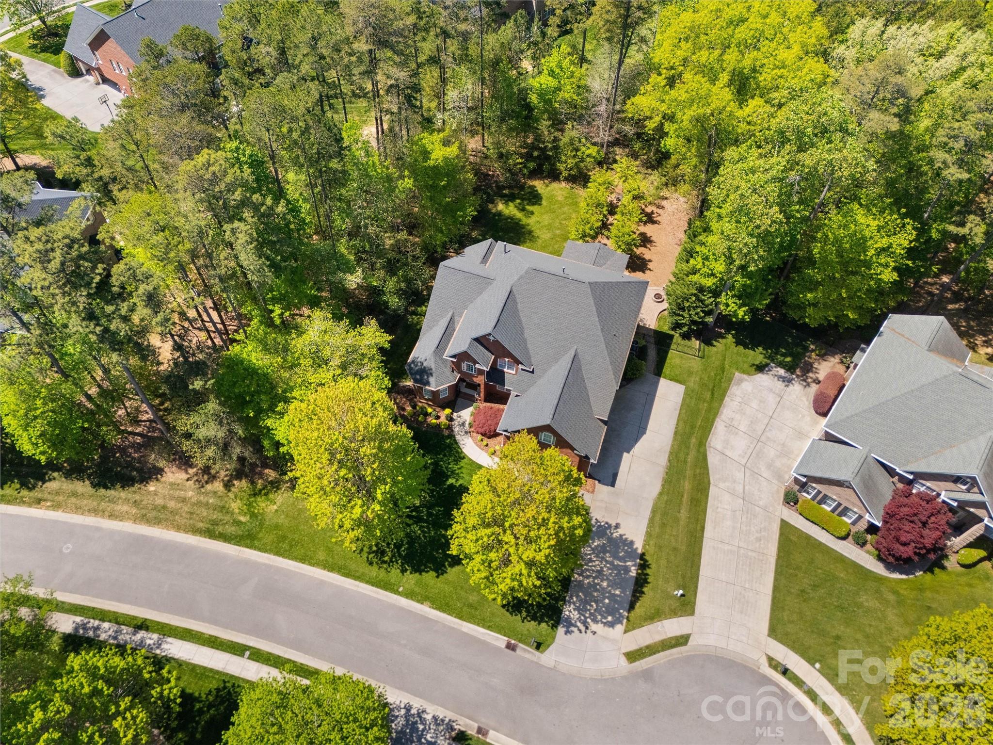 5103 Trinity Trace Lane Monroe, NC 28110 - Photo 48 of 48 an aerial view of a house with a yard basket ball court and outdoor seating