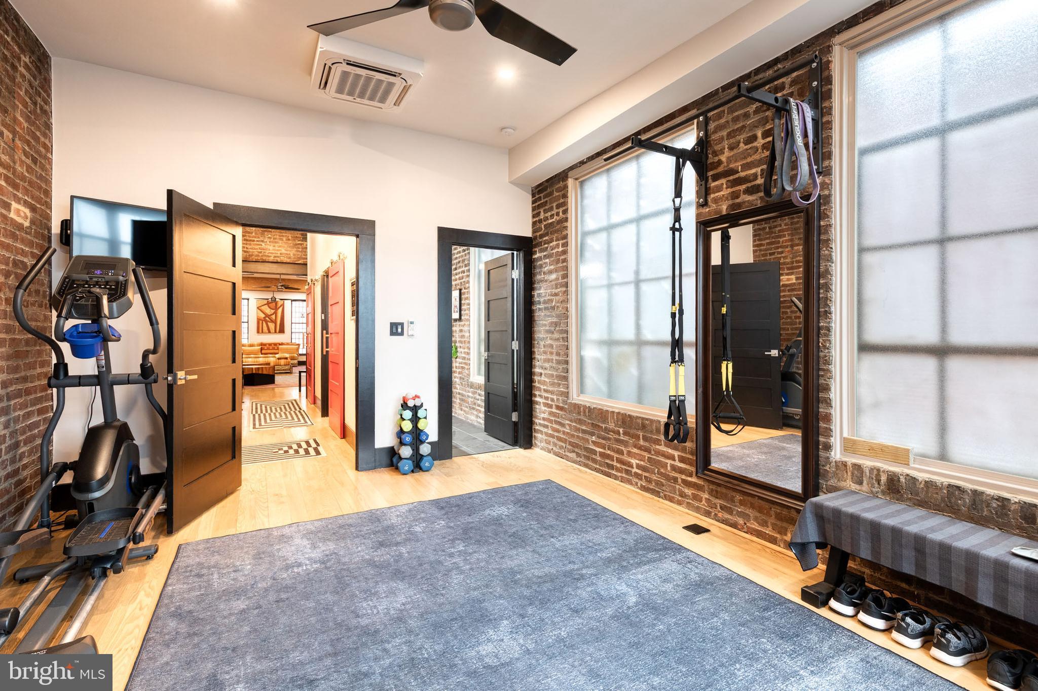 862 Tyson Street Baltimore, MD 21201 - Photo 37 of 62 a view of a room with gym equipment