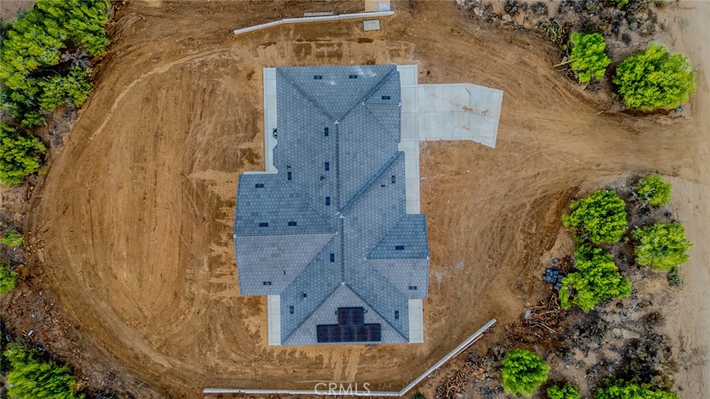 1114 Hollister Road Pinon Hills, CA 92372 - Photo 59 of 61 an aerial view of a house with a yard