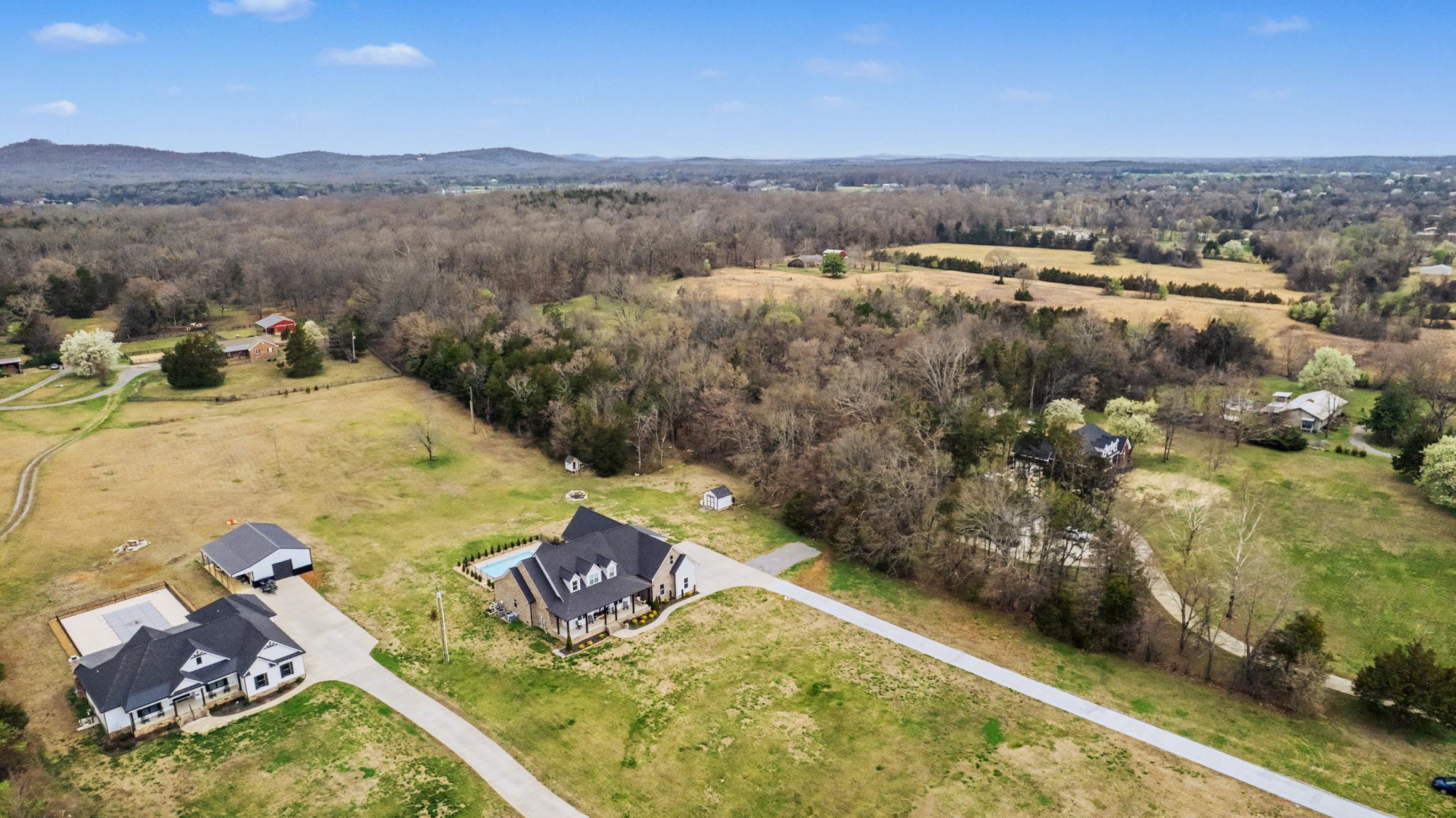 5130 Midland Road Christiana, TN 37037 - Photo 49 of 51 an aerial view of residential houses with outdoor space