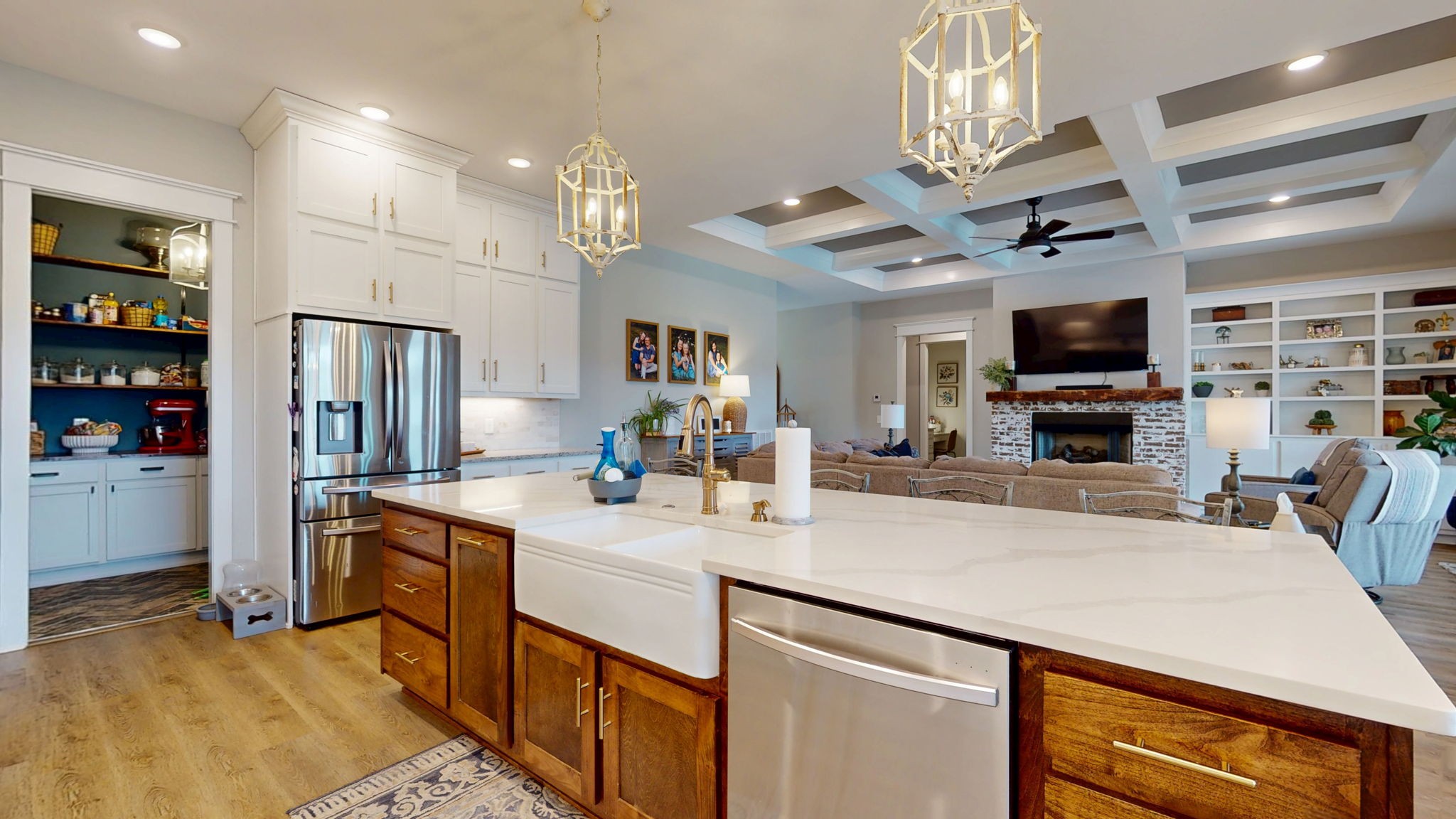 5130 Midland Road Christiana, TN 37037 - Photo 9 of 51 a kitchen with stainless steel appliances a stove refrigerator sink and microwave
