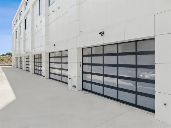 a view of a building with entryway