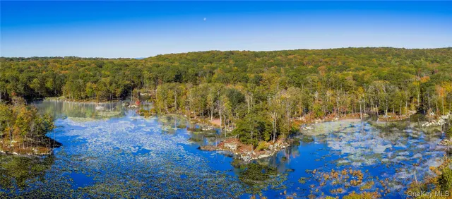 a view of lake with mountain