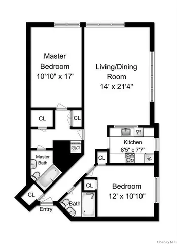 $3,500 | 4 Martine Avenue, Unit 416, White Plains, NY 10606