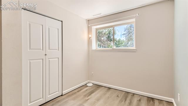 4485 Beaumont Road Colorado Springs, CO 80916 - Photo 20 of 28 Lower Level 3rd Bedroom