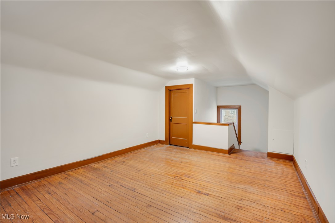 2016 Rossmoor Road Cleveland Heights, OH 44118 - Photo 38 of 46 Bonus room featuring light wood finished floors and lofted ceiling