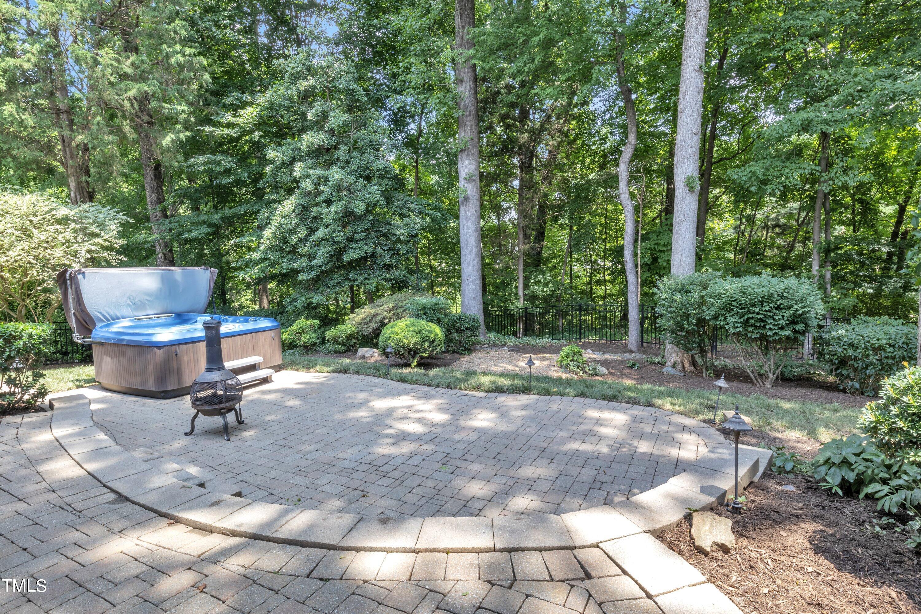 12208 Jasmine Cove Way Raleigh, NC 27614 - Photo 47 of 57 a view of backyard with seating space