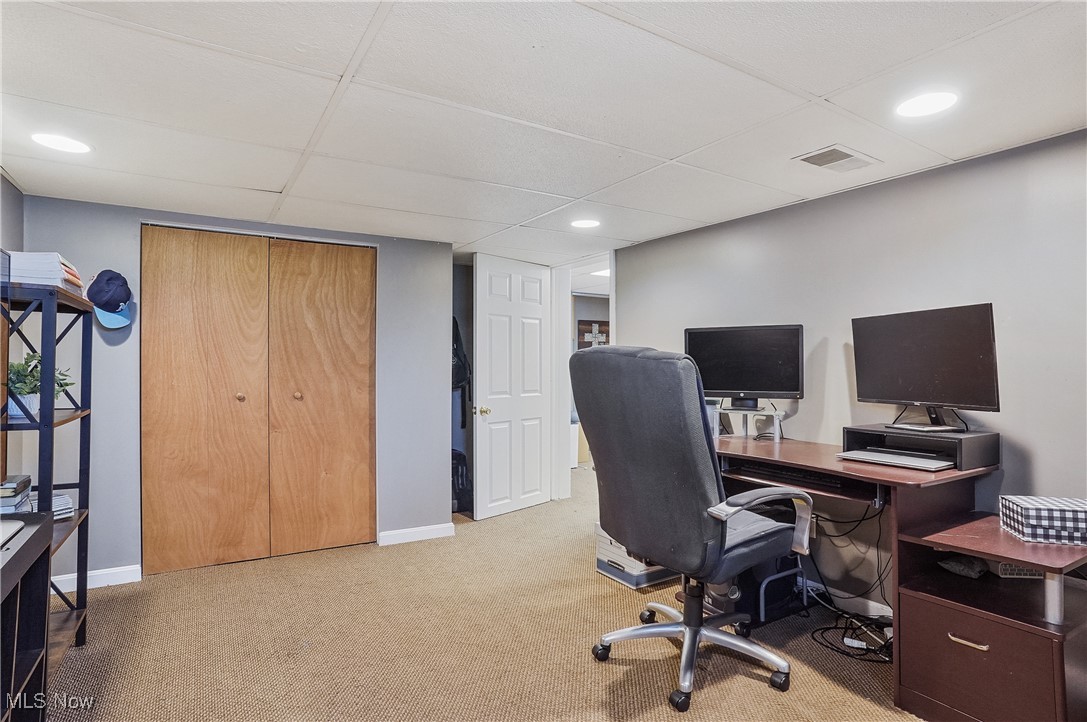 560 Malvern Road Akron, OH 44303 - Photo 39 of 45 Office or 4th bedroom in basement