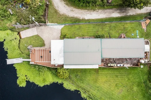 a view of a lake with a mountain