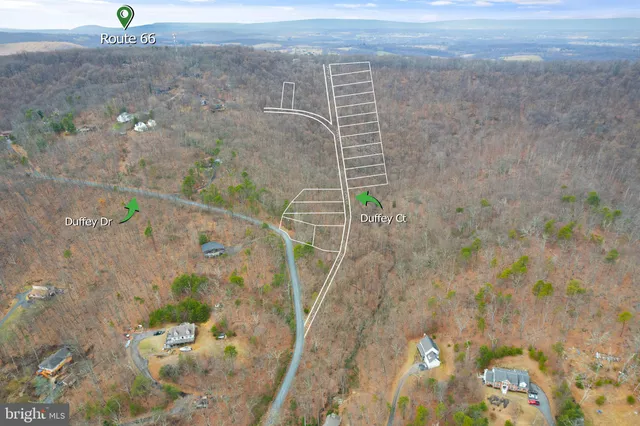 a view of residential space and tree